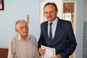 Jubilat i Wójt Gminy Liw, Pan Bogusław Szymański