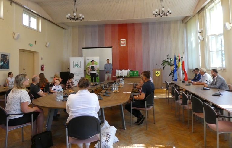 Podsumowanie etapu powiatowego konkursu Plastycznego w Urzędzie Miejskim w Namysłowie.