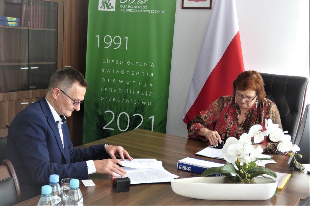 Podpisanie porozumienia ZUS-KRUS