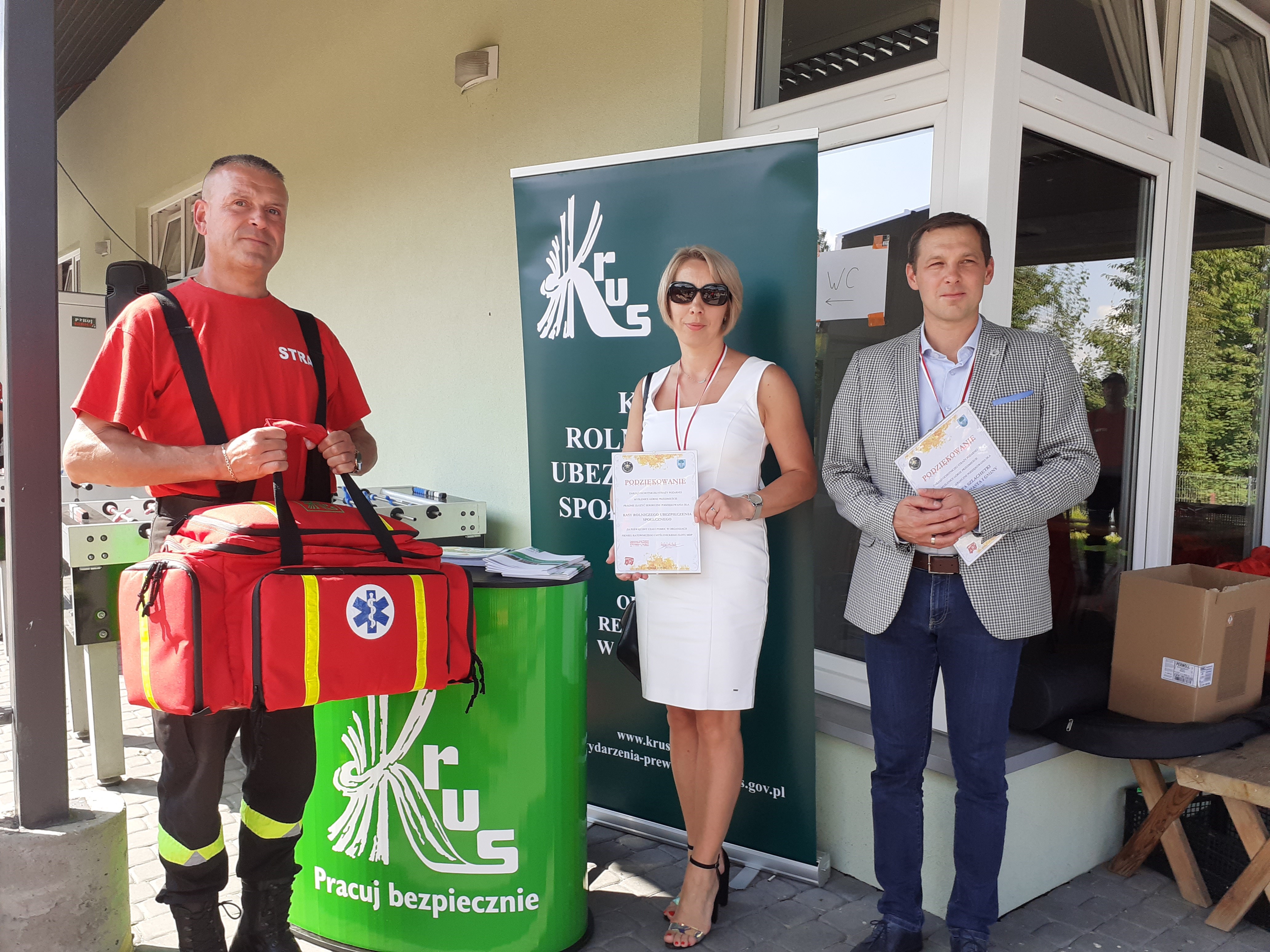 Wręczenie zestawu ratownictwa OSP Myślenice Górne Przedmieście 