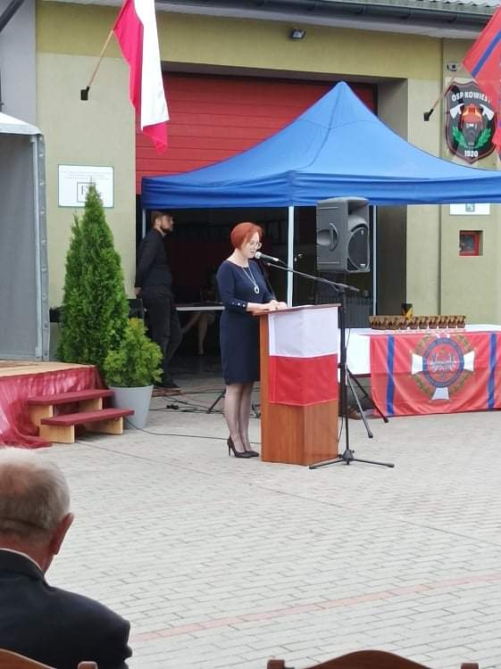 Kierownik Placówki Terenowej KRUS w Sokołowie Podlaskim Beata Jeżowska odczytała list Dyrektor Oddziału Regionalnego KRUS w Warszawie