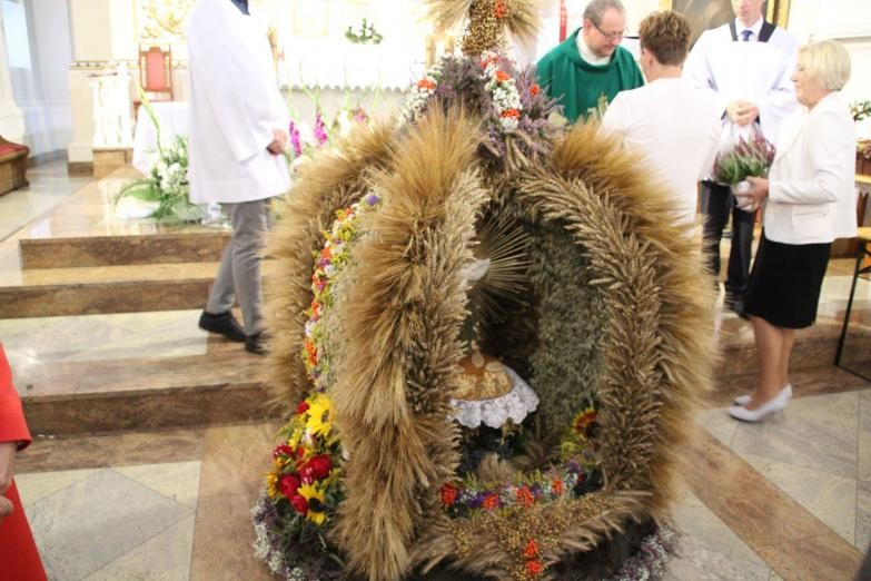 Dożynki gminy Skórzec - wieniec dożynkowy