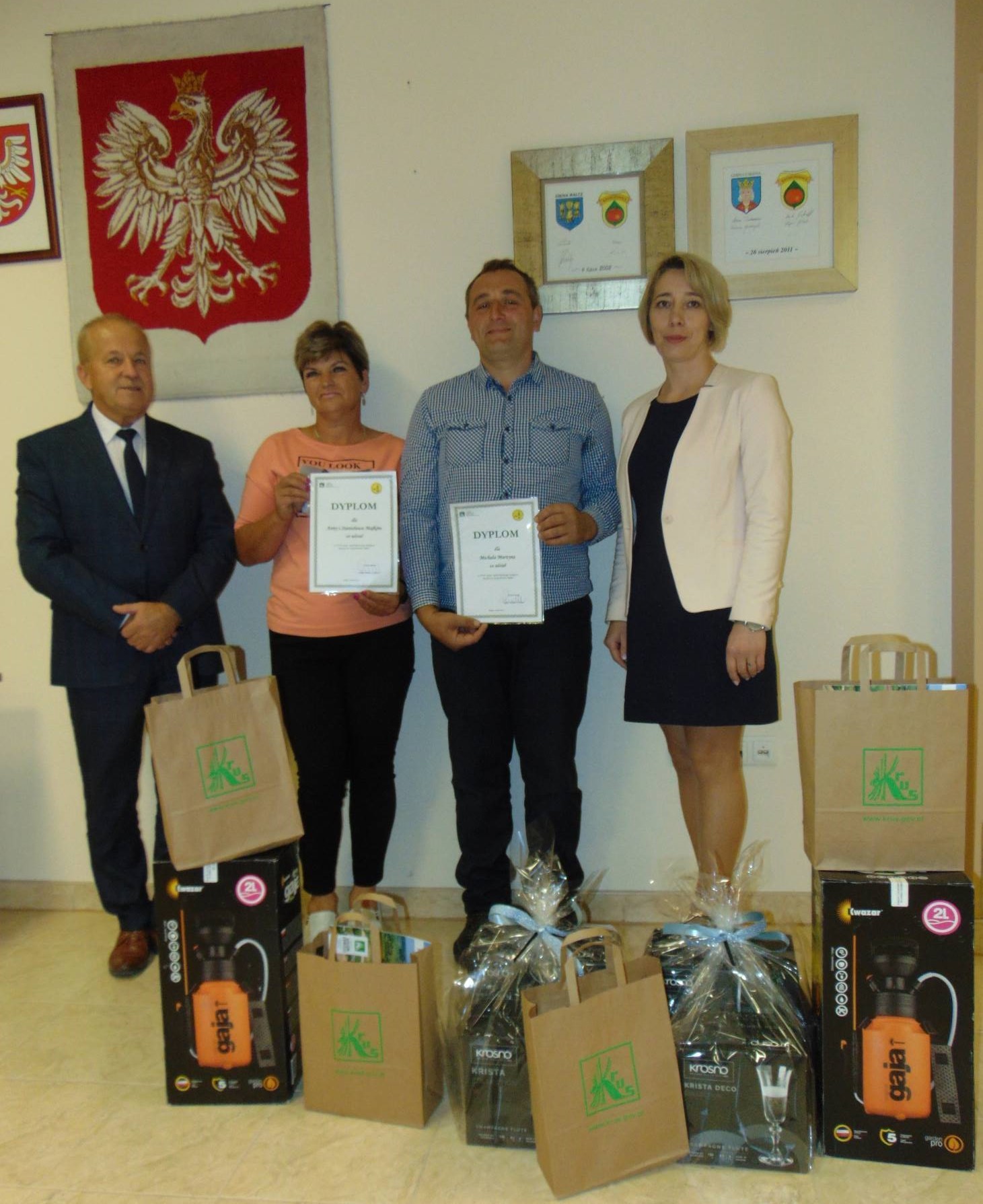 Laureaci rejonowego etapu XVIII Konkursu BGR na terenie działania PT KRUS w Myślenicach 2
