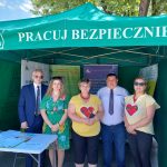 Pierwsze Dni Powiatu Węgrowskiego - laureaci konkursu BHP na stoisku informacyjnym KRUS 2