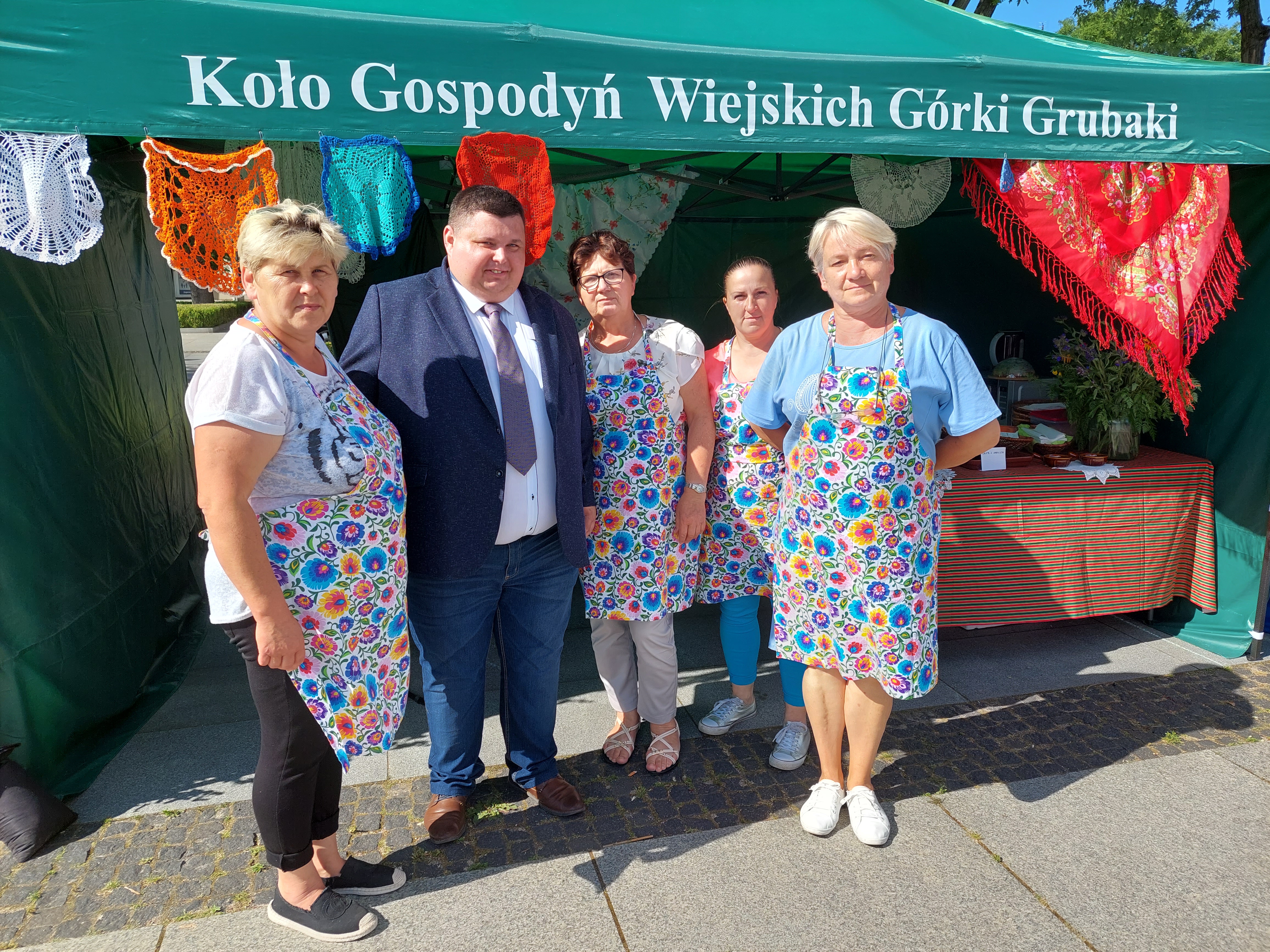 Pierwsze Dni Powiatu Węgrowskiego - stoisko informacyjne KRUS