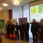 Konferencja podsumowująca Ogólnokrajowy Konkurs BGR 2022 na terenie województwa łódzkiego - przekazanie zestaw u ratownictwa OSP z województwa łódzkiego