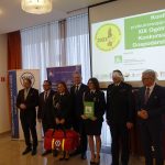 Konferencja podsumowująca Ogólnokrajowy Konkurs BGR 2022 na terenie województwa łódzkiego - przekazanie zestaw u ratownictwa OSP z województwa łódzkiego