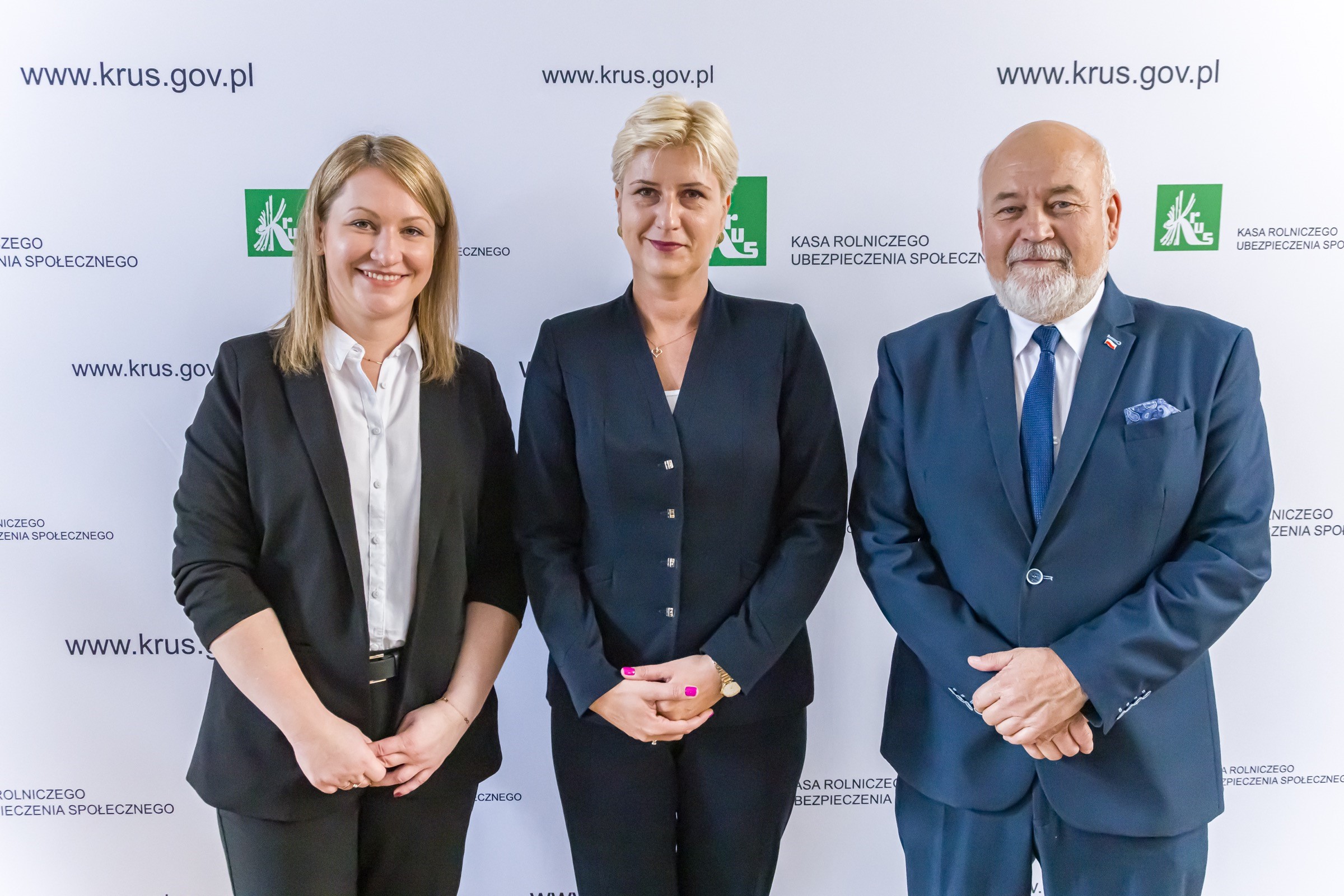 Prezes KRUS Aleksandra Hadzik i Kierownictwo OR KRUS w Olsztynie na XIX Ogólnokrajowego Konkursu Bezpieczne Gospodarstwo Rolne