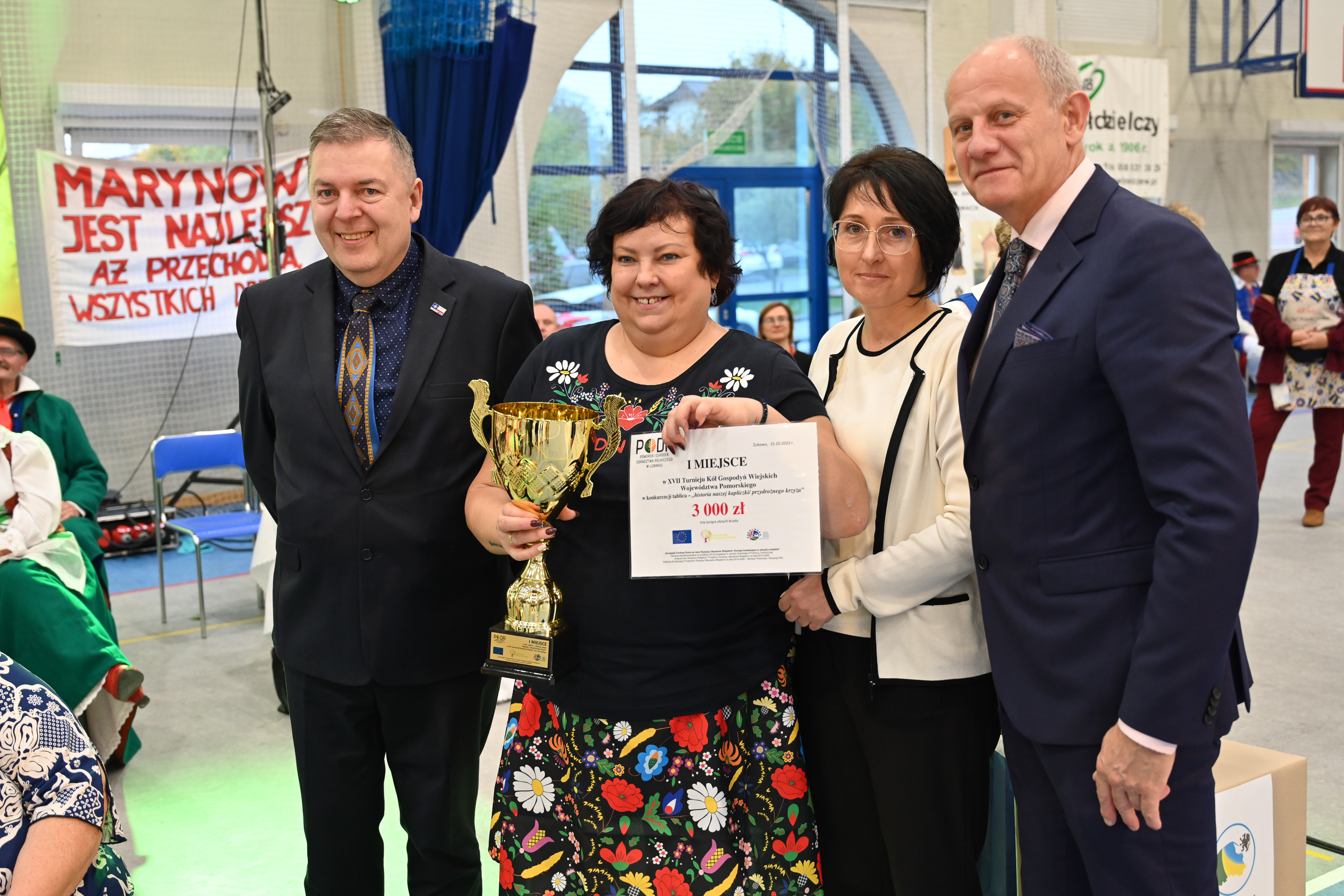 Turniej Kół Gospodyń Wiejskich Województwa Pomorskiego w Żukowie - Laureatka